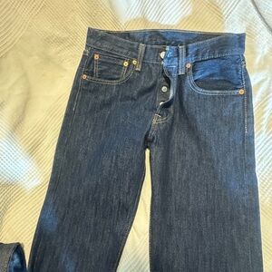 Levi’s Classic Blue Denim Jeans Crisp 501 28/32